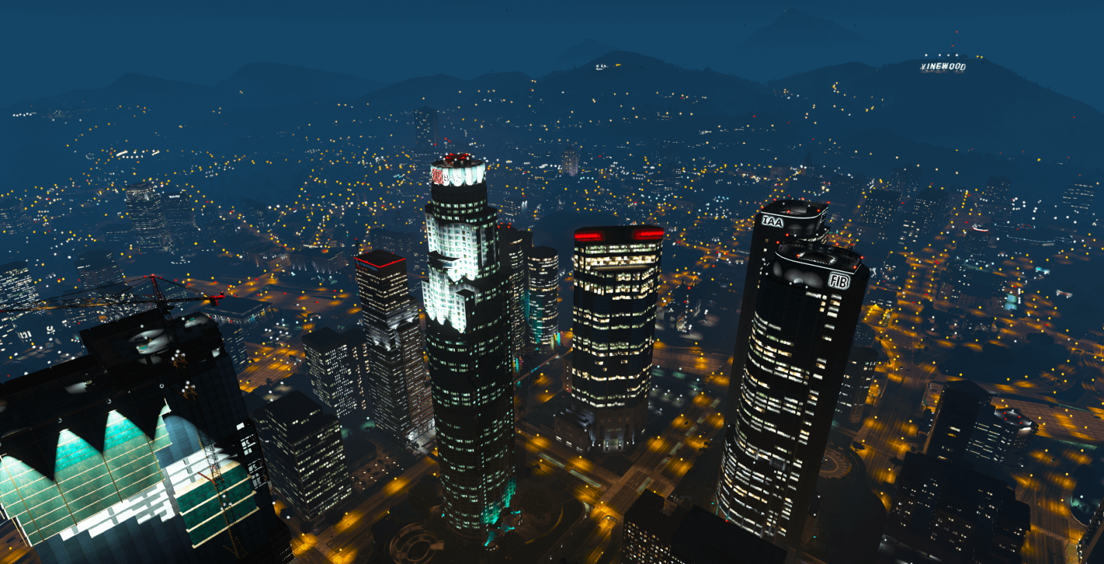 Night City Flyover